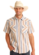Men's Print by Panhandle Slim ~ Tan - Henderson's Western Store
