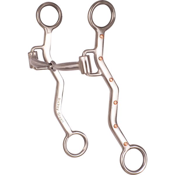 Rickey Green Bit~Smooth Snaffle - Henderson's Western Store