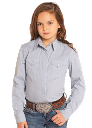 Girls Striped Shirt by Panhandle - Henderson's Western Store