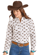 Rough Stock For Her - Steer Print - Henderson's Western Store