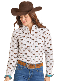 Rough Stock For Her - Steer Print - Henderson's Western Store