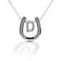 Kelly Herd Horseshoe Initial Necklace ~ D - Henderson's Western Store