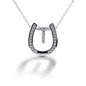Kelly Herd Horseshoe Initial Necklace ~ T - Henderson's Western Store