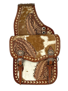 Load image into Gallery viewer, Floral Frontier Saddle Bag - Henderson&#39;s Western Store