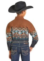 Aztec Border Print by Panhandle Slim - Henderson's Western Store