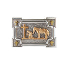 Praying Cowboy Belt Buckle ~ Copper - Henderson's Western Store