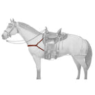 Tough1 Leather Mule 4 Point Breast Collar - Henderson's Western Store