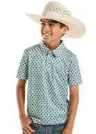 Boy's Blue Polo by Rock & Roll - Henderson's Western Store
