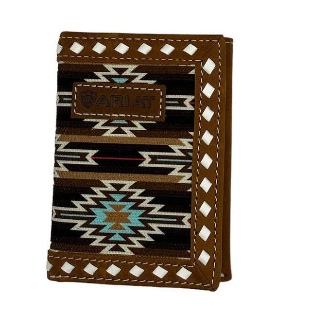 Ariat Southwest Rodeo wallet ~ Tri-Fold - Henderson's Western Store