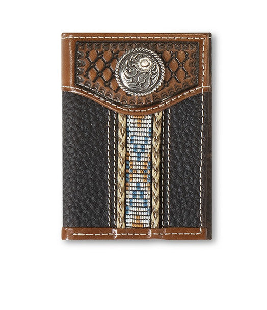 Ariat Southwest Wallet ~ Tri-Fold - Henderson's Western Store