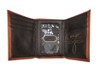 Ariat Basketweave Wallet ~ Tri-Fold - Henderson's Western Store