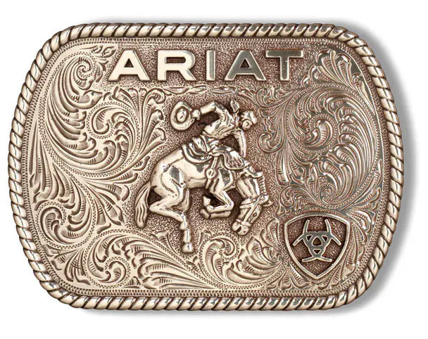 Ariat Belt Buckle ~ Saddle Bronc - Henderson's Western Store