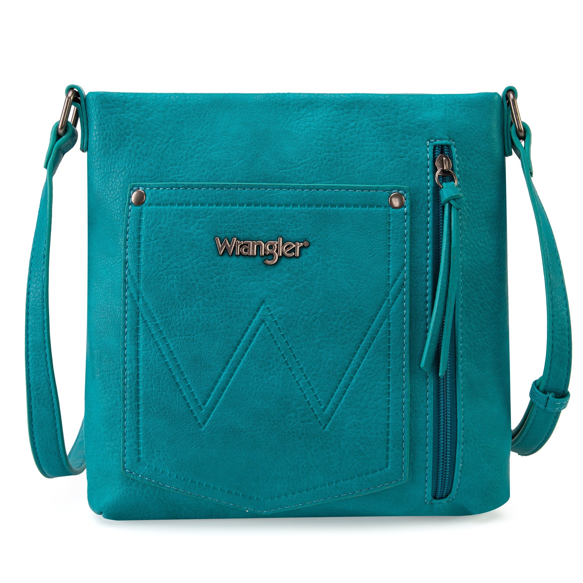 Wrangler Braided Crossbody ~ Turquoise - Henderson's Western Store