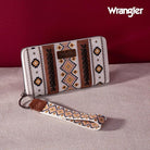 Wrangler Southwest Wallet ~ Coffee - Henderson's Western Store
