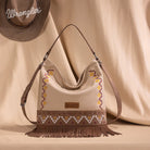Wrangler Aztec Embroidered Hobo/Crossbody ~ Tan - Henderson's Western Store