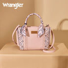 Wrangler Bandana Paisley Print Tote/Crossbody -Pink - Henderson's Western Store