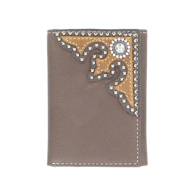 Chocolate Overlay Trifold Wallet - Henderson's Western Store