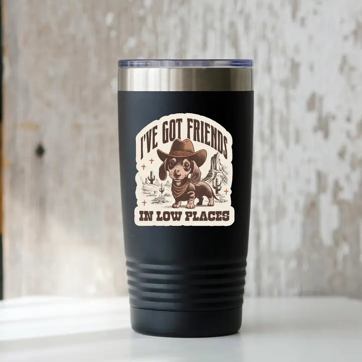 Western Sticker ~ I've Got Friends in Low Places - Henderson's Western Store