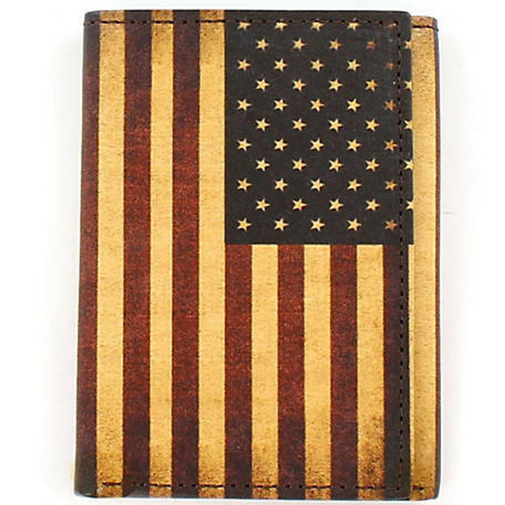 American Flag Trifold Wallet - Henderson's Western Store
