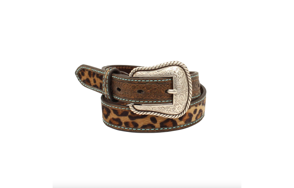 Girl's Ariat Leopard Print Belt - Henderson's Western Store