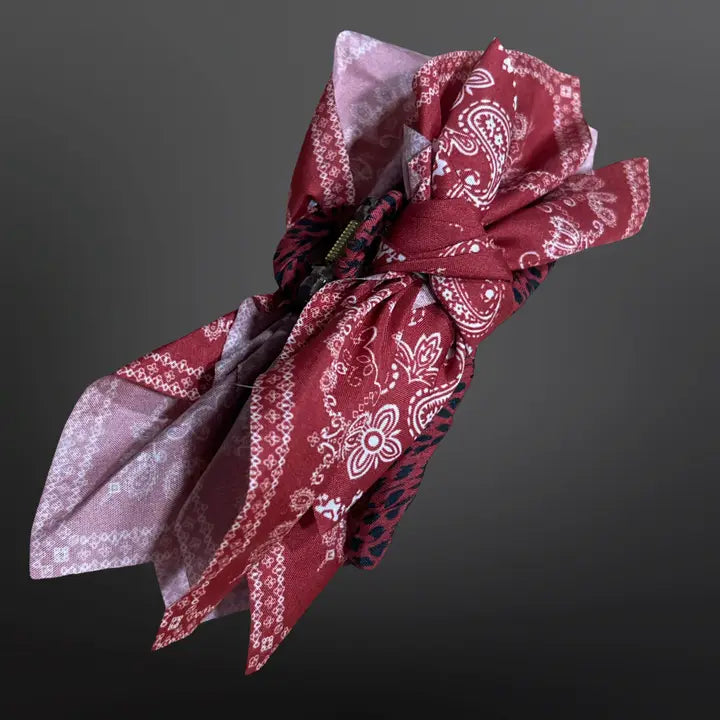 Paisley Bandana Claw Clip - Henderson's Western Store