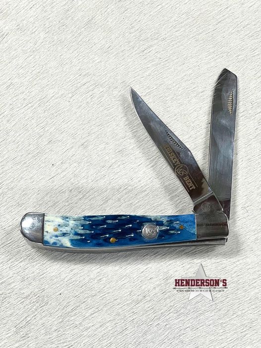 Whiskey Bent Knife ~  Trapper ~ Blueberry - Henderson's Western Store