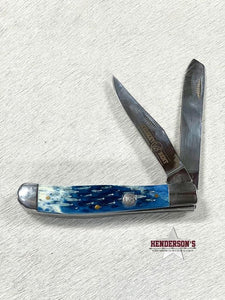 Load image into Gallery viewer, Whiskey Bent Knife ~  Trapper ~ Blueberry - Henderson&#39;s Western Store