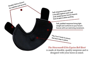 Load image into Gallery viewer, Showman Elite Equine Bell Boot - Henderson&#39;s Western Store