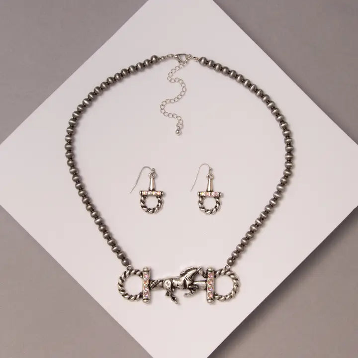 Western Horsebit Navajo Necklace - Henderson's Western Store