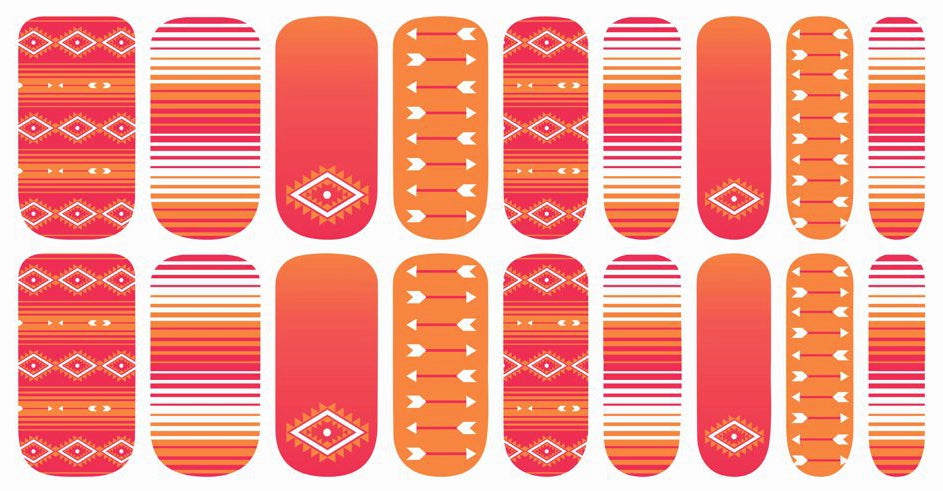Nail Polish Strips ~ Sherbert - Henderson's Western Store