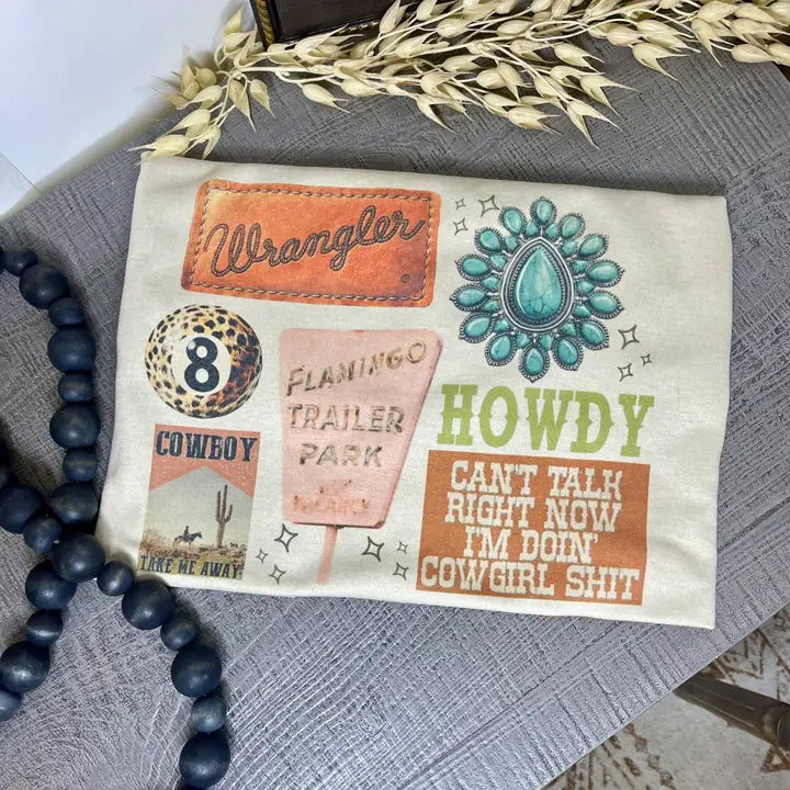 I'm Doin' Cowgirl Shit Tee - Henderson's Western Store