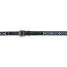 Black Southwest Beaded Inlay Belt - Henderson's Western Store