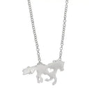 Horses Head Necklace ~ Pony W/Heart - Henderson's Western Store