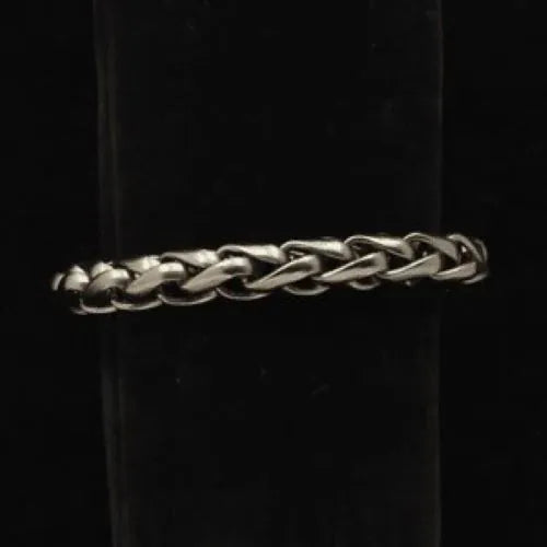 Silver Strike Bracelet ~ Braided Link - Henderson's Western Store