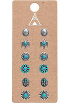 Multi- Turquoise Earring - Henderson's Western Store