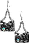 Floral Cattle Tag Earrings - Henderson's Western Store