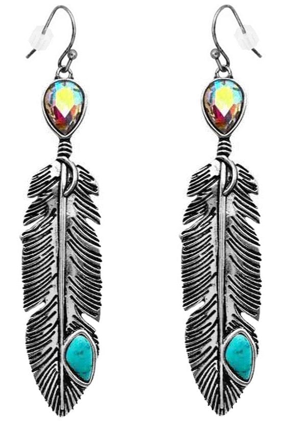 Burnish Silver Feathers - Henderson's Western Store