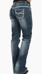 Rope Stitch Embroidered Jean by Rock & Roll - Henderson's Western Store