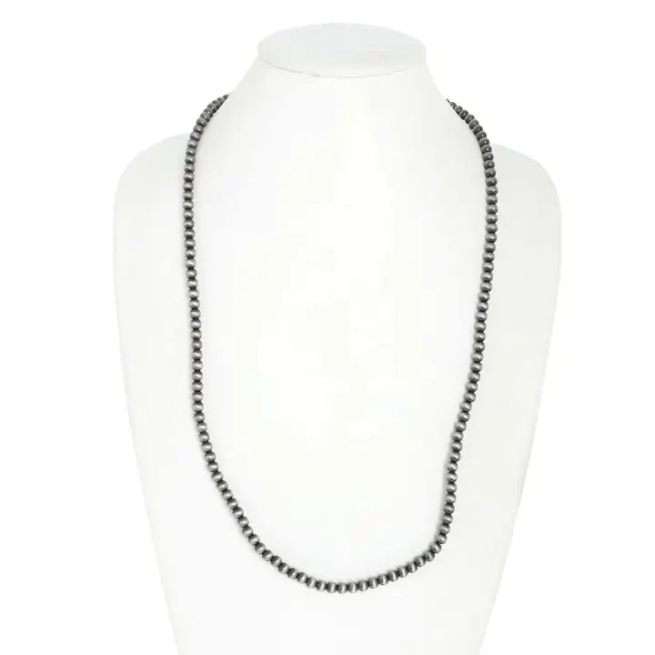 Western Navajo Pearl Beaded Long Necklace - Henderson's Western Store