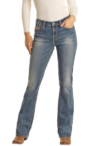 Load image into Gallery viewer, Cheetah Embroidered Jean by Rock &amp; Roll - Henderson&#39;s Western Store