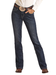 Load image into Gallery viewer, Petal Stitch Embroidered Riding Jean by Rock &amp; Roll - Henderson&#39;s Western Store