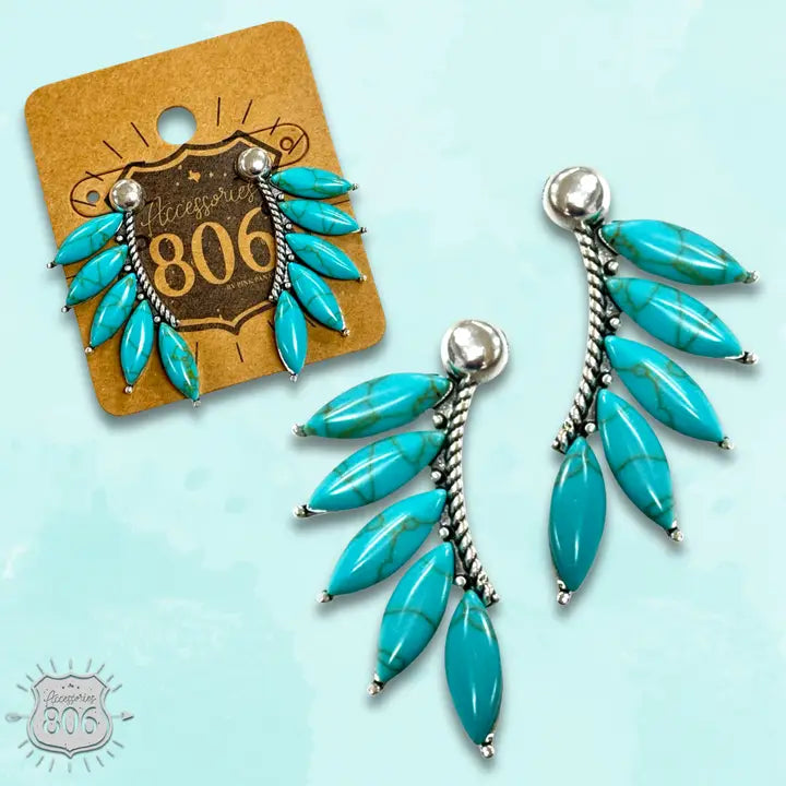 Marquise Stone Post Earring - Henderson's Western Store