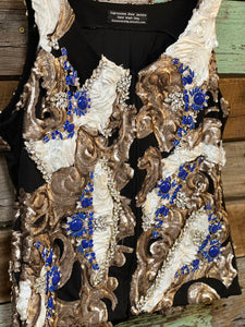 Load image into Gallery viewer, Expressions Show Vest - Used - Bust 44&quot; - Henderson&#39;s Western Store