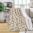 Beige Rodeo Queen Sherpa Blanket - Henderson's Western Store