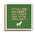 Stall Rest Card - Henderson's Western Store