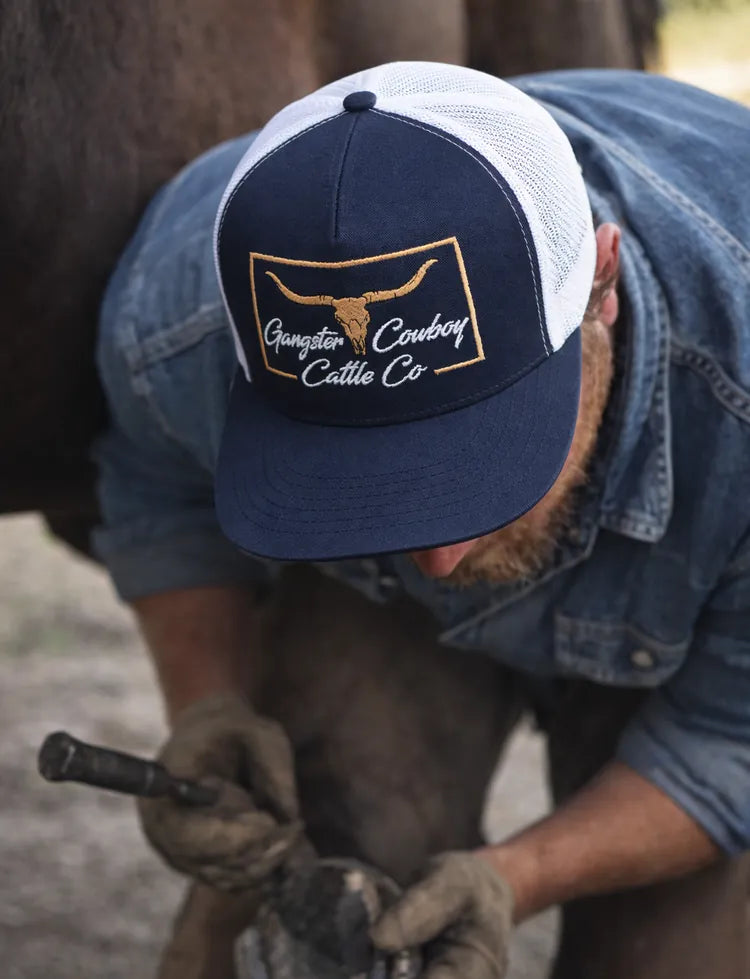 Cattle Co. Ball Cap ~ Navy - Henderson's Western Store