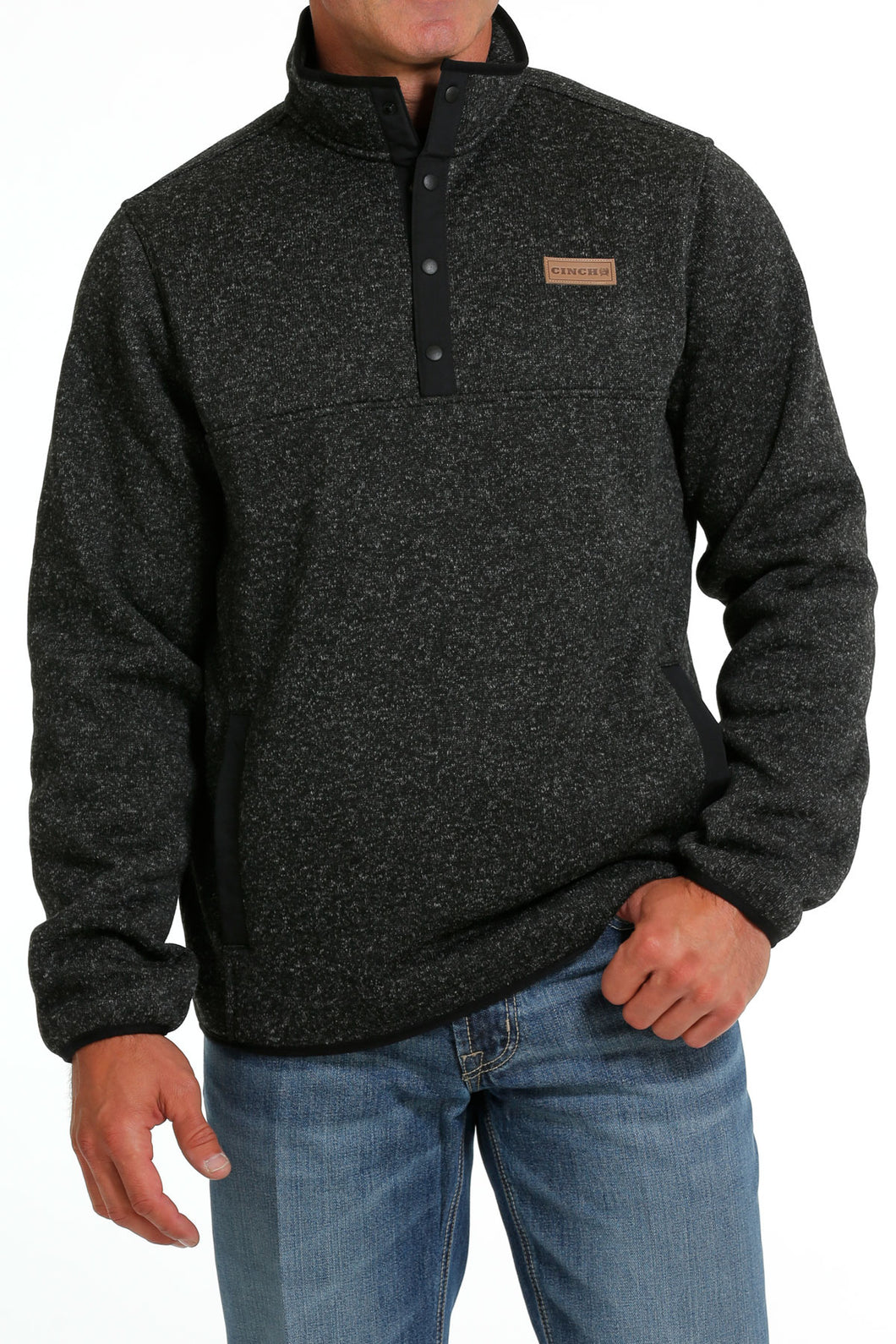 Men's Pullover Sweater by Cinch ~ Charcoal - Henderson's Western Store