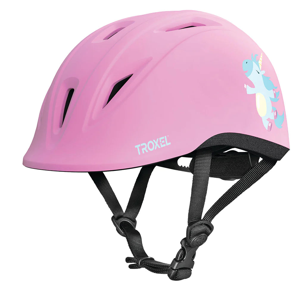 Youngster Troxel Helmet ~ Pink Unicorn - Henderson's Western Store