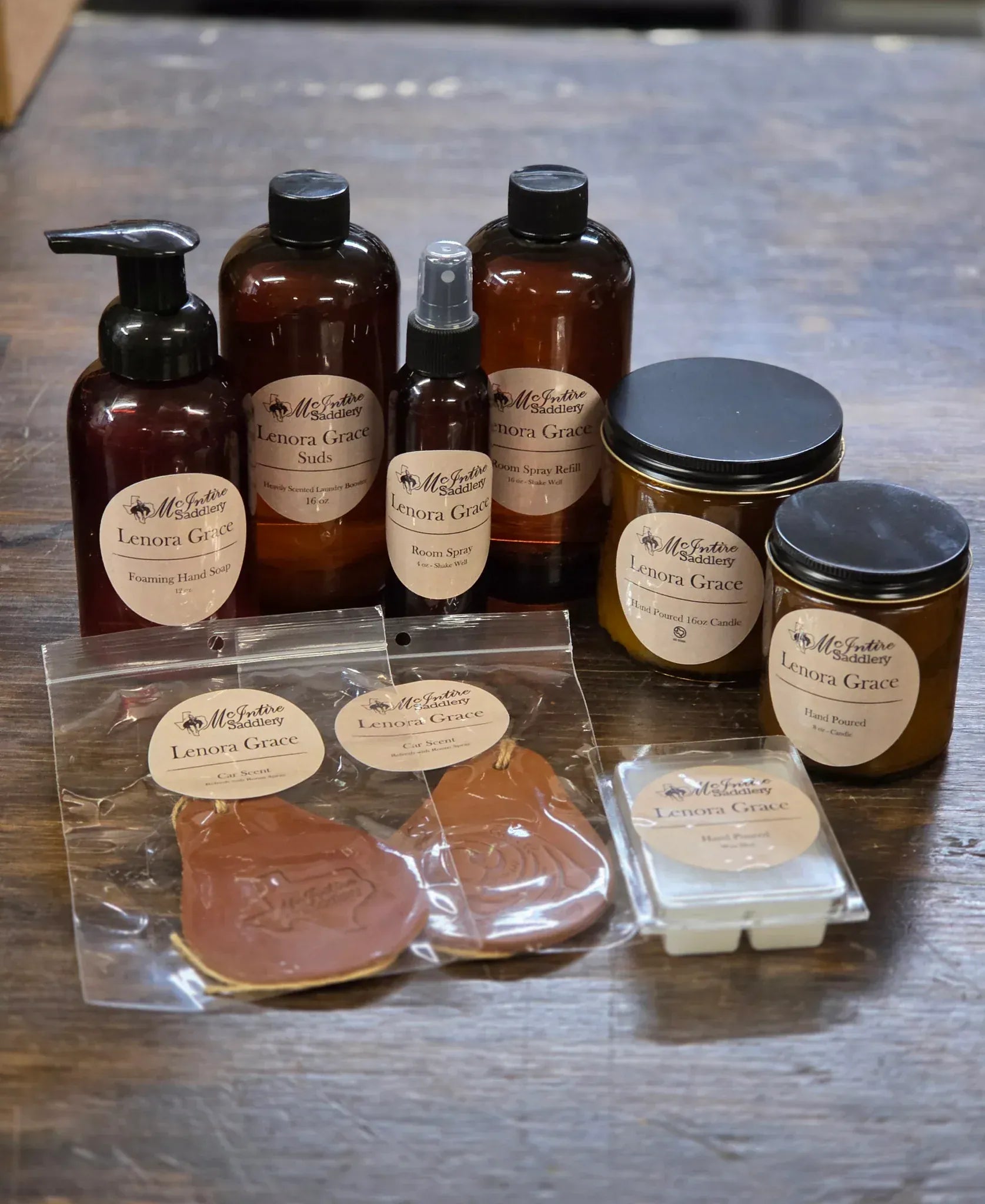 McIntire Saddlery Candles ~ Lenora Grace - Henderson's Western Store