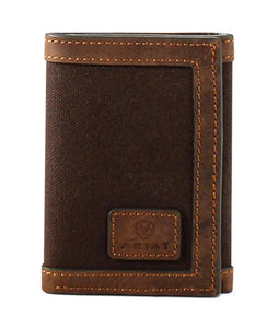 Load image into Gallery viewer, Ariat Canvas Wallet ~ Tri-Fold - Henderson&#39;s Western Store